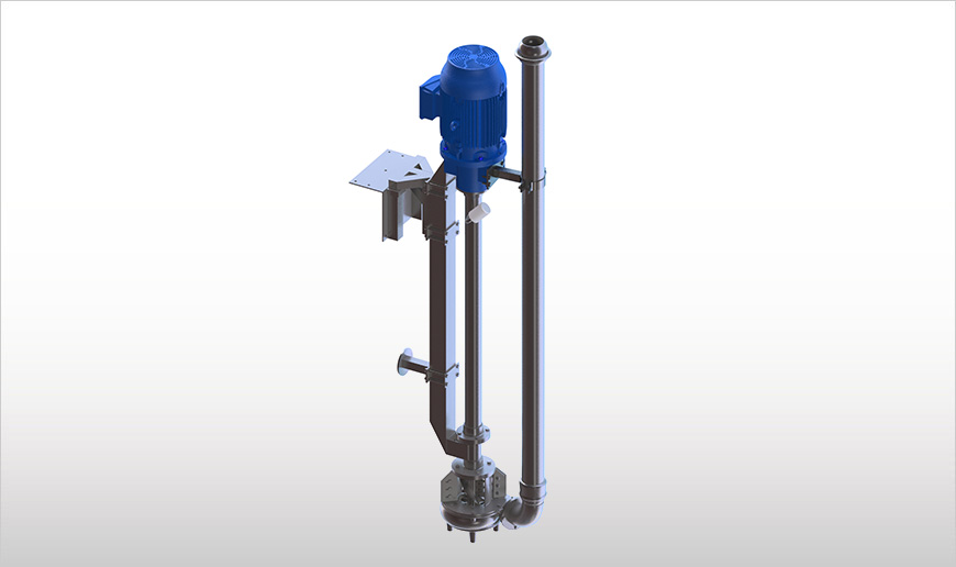 Vertical Long-Shaft Chopper Pumps with Electric Motor